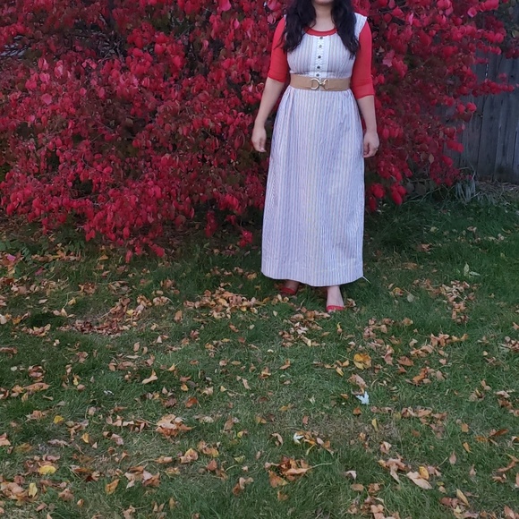 Handmade Vintage Boho Maxi Dress - Picture 7 of 8